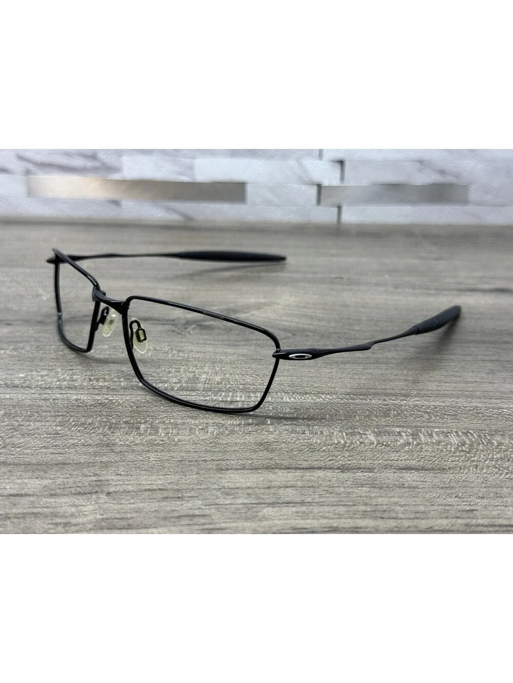 RARE Oakley Square Whisker 12-971 Polished Black 61[]18-131 *FRAMES ONLY*